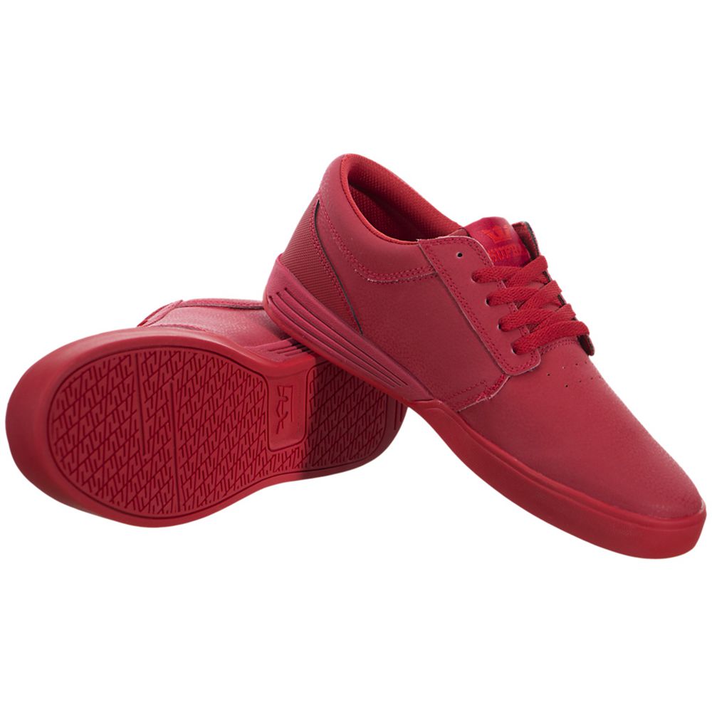 Chaussures Running Supra Hammer Rouge Red/Red Homme | PCK-15098036